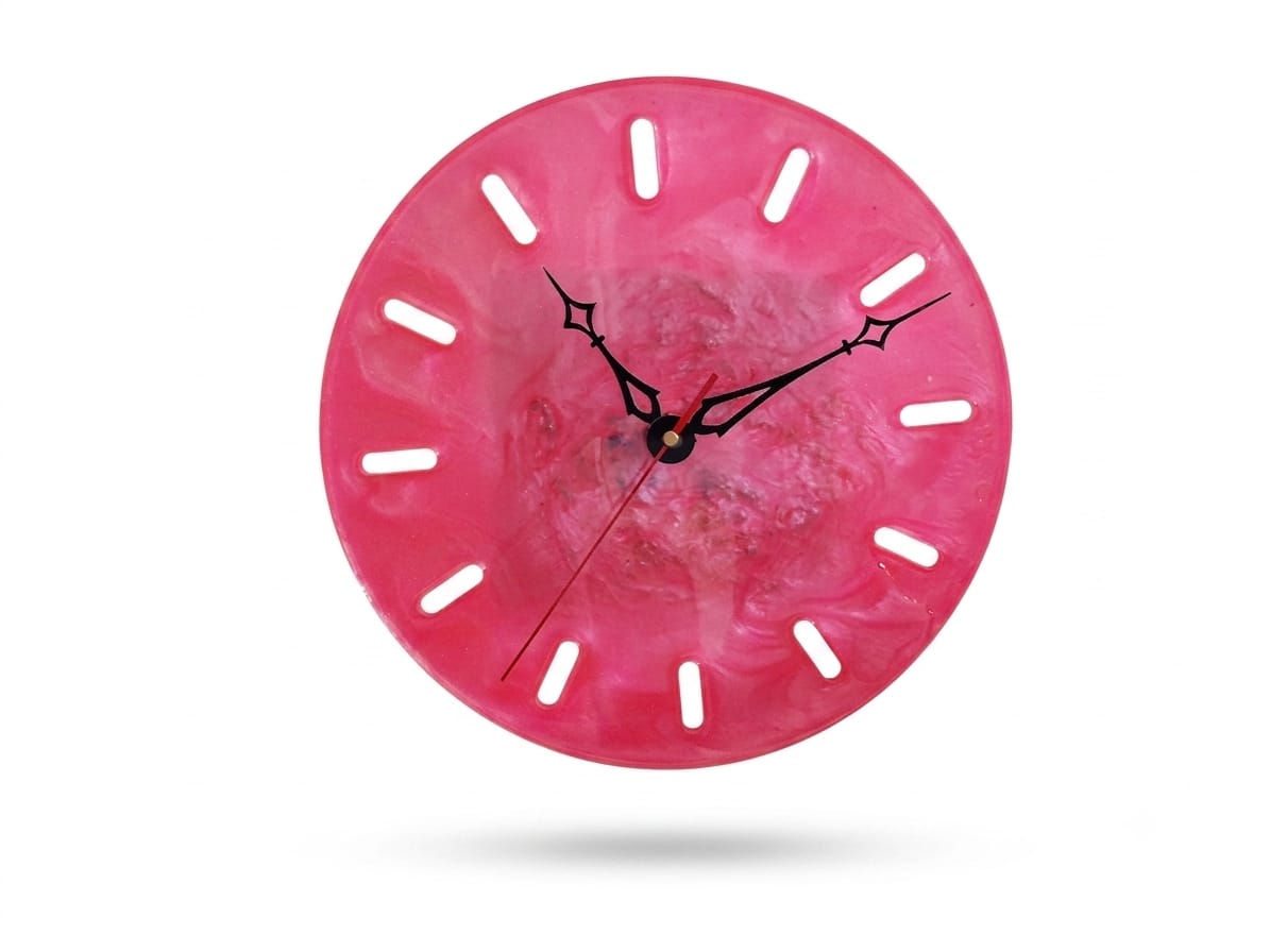 Pink Wall Clock